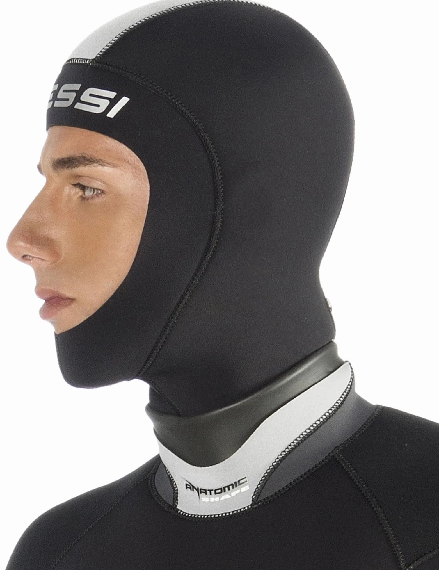 Cressi Hood Man - Cagoule de Plongée pour Les Hommes en Premium Néoprène de 5mm