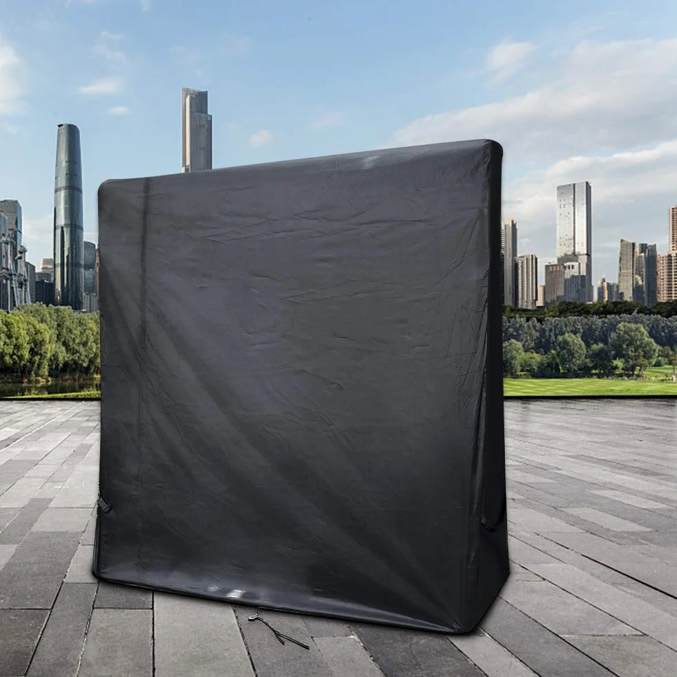 Premium Table Tennis Cover Couverture de Table de ping-Pong imperméable pour Noir intérieur et extérieur