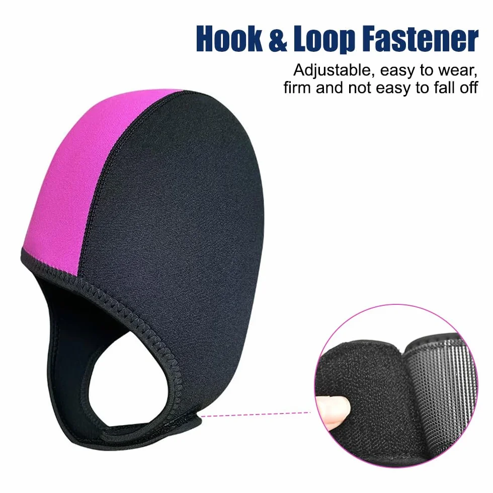 DONGKER Cagoule de Plongée en Néoprène,Combinaison de Plongée avec Mentonnière Réglable pour Hommes et Femmes,Bateau,Kayak,Voile,Sports Nautiques