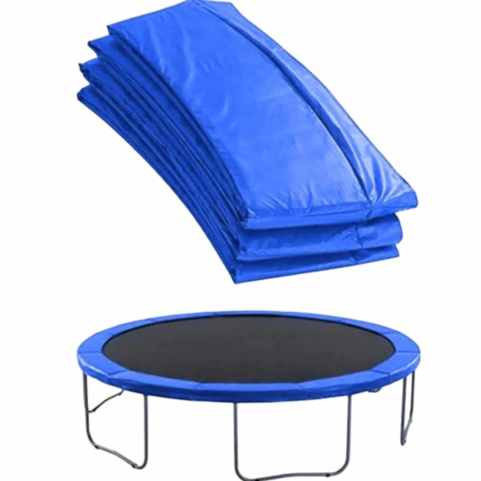 Coussin De Protection Trampoline, Coussin Protection Trampoline 305/244 cm, Résistant Aux Rayons UV, Trampoline Couverture Rembourrage,Protection Bordure,Rembourrage Couverture Ressort