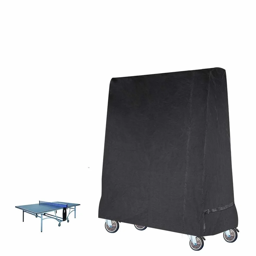 Premium Table Tennis Cover Couverture de Table de ping-Pong imperméable pour Noir intérieur et extérieur