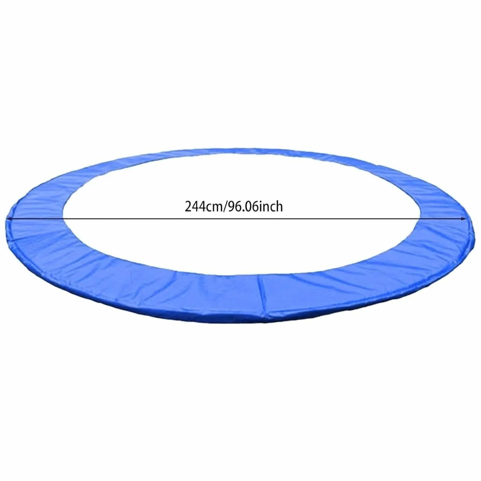 Coussin De Protection Trampoline, Coussin Protection Trampoline 305/244 cm, Résistant Aux Rayons UV, Trampoline Couverture Rembourrage,Protection Bordure,Rembourrage Couverture Ressort